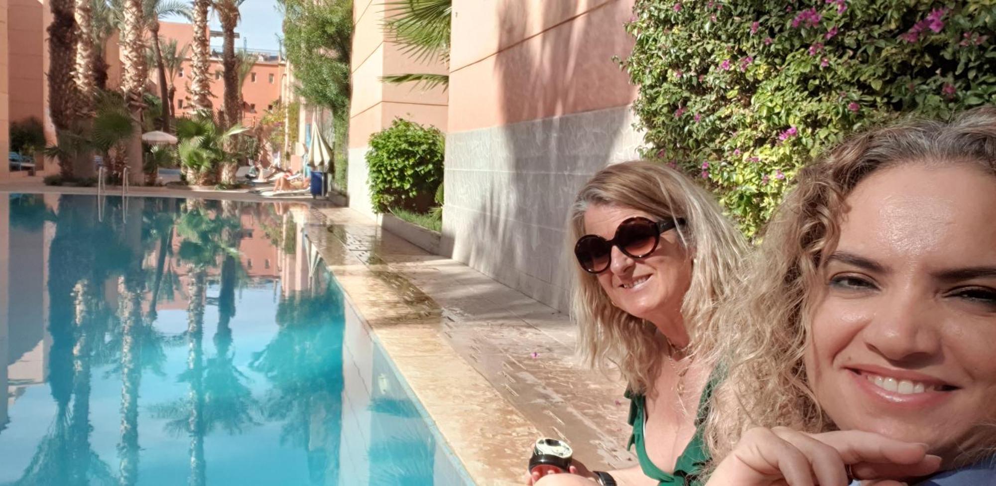 Riad Ramona Lqariya Seyaheya Marrakesh Buitenkant foto