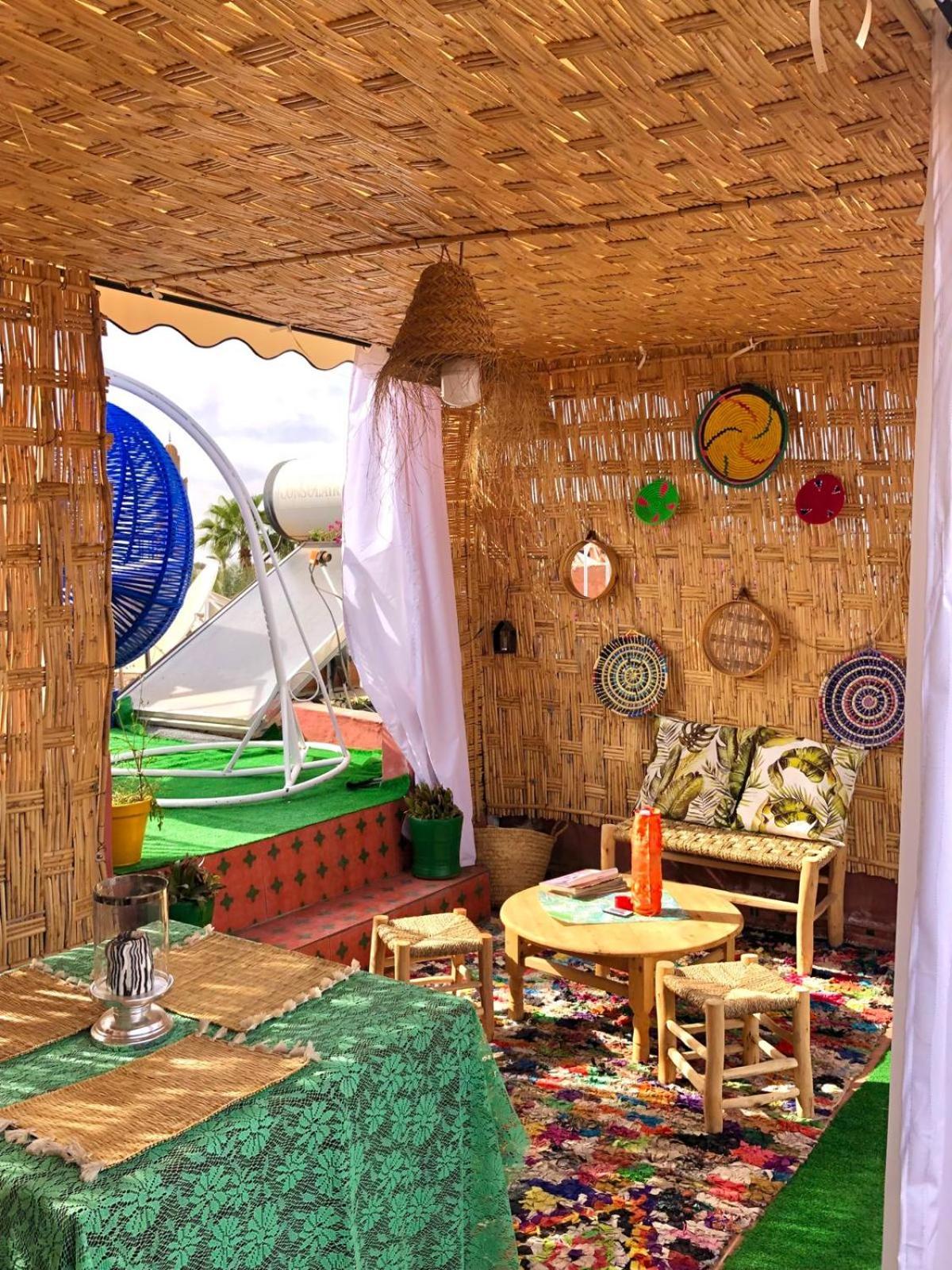 Riad Ramona Lqariya Seyaheya Marrakesh Buitenkant foto